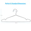 Fayleeko Wire Coat Hangers 40 Pack Strong Heavy Duty Stainless