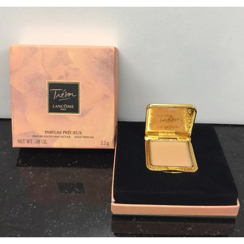 Tresor Lancome Paris collectible parfum .08 oz France Solid Perfume