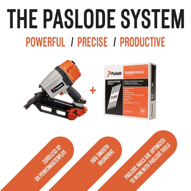 Paslode Brite 30 Degree Framing Nails - Brite Smooth Shank