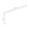 Namvo Copper Dowsing Rods, 2 Pieces 99.9% Copper Dowsing Rods