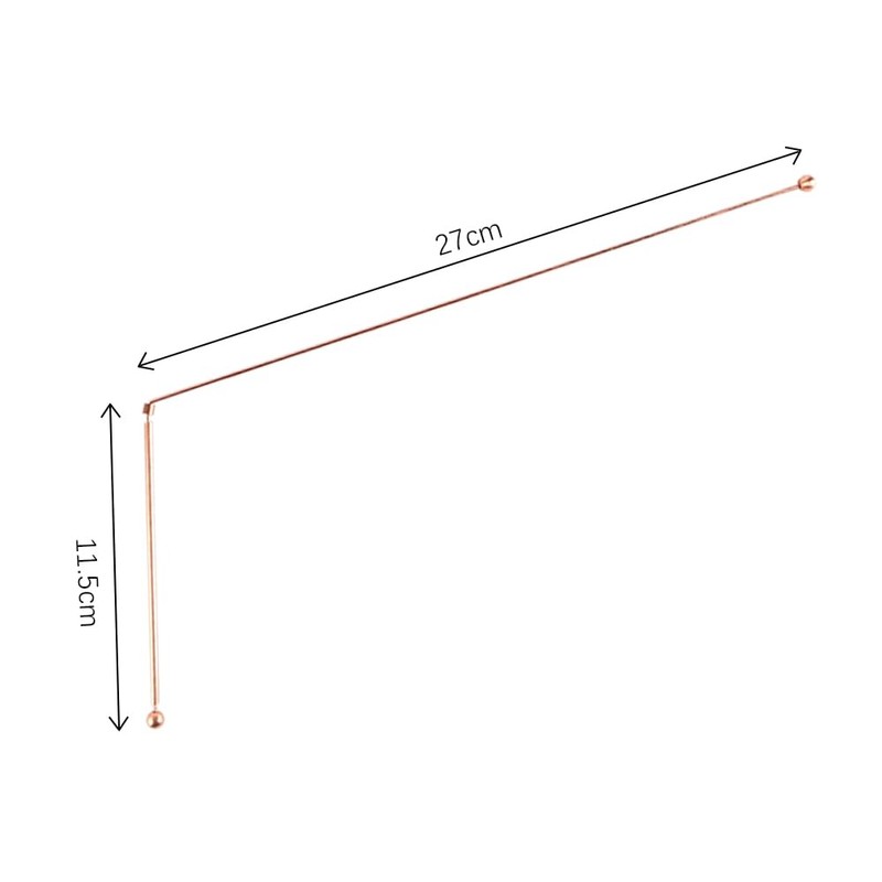 Namvo Copper Dowsing Rods, 2 Pieces 99.9% Copper Dowsing Rods