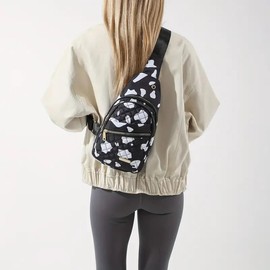 Women's Chest Bag, Large Capacity Crossbody Bag, Lightweight Foldable Quilted Casual Portable Trendy Versatile Shoulder Sling Bag:_Pink