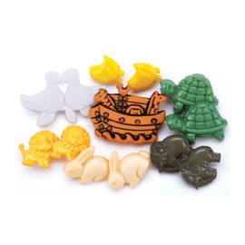 Favorite Findings Buttons-Noah's Ark 11/Pkg
