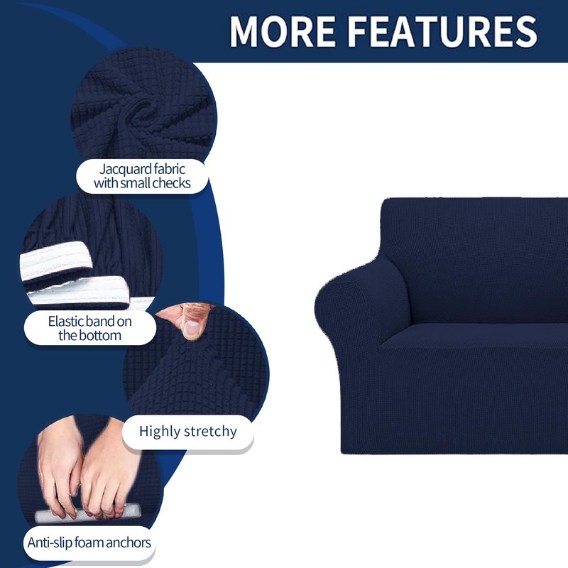 Cupuamon 2026 New Stretch Loveseat Sofa Slipcovers Couch Cover for