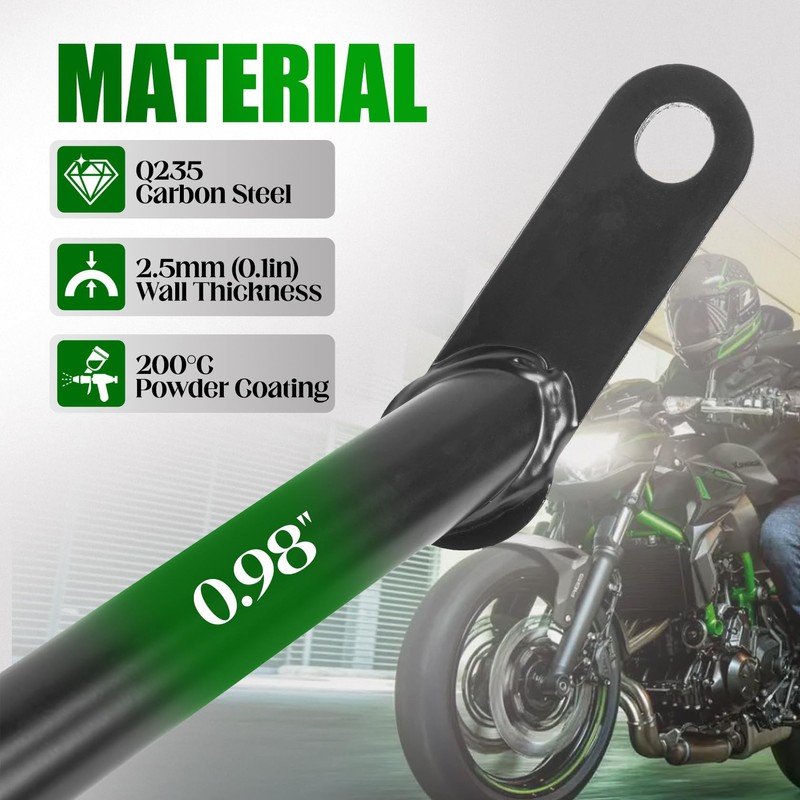 Lorababer Crash Bar Engine Guard for Z650 2017-2025 Black