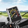 POENVFPO Multifunction Bicycle Mechanics Odometer with Cable and Adapter for