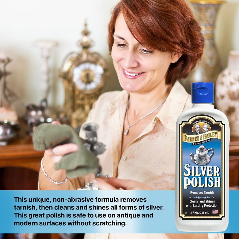 PARKER & BAILEY Silver Polish - Silver Polish Cleaner and