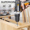 22 Pieces Screw Extractor Set Damaged Screw Extractor Set Left