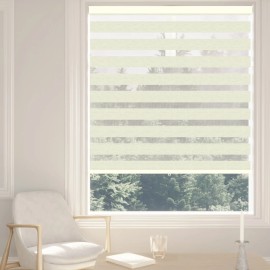 100%Blackout Zebra Blinds Smart Motorized Remote Control Blinds High Quality Fabric Book for Home and Officecolor: Beige, size: All sizes