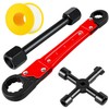 Ponpon Angle Stop Wrench Kit, Plumbing Tools, Angle-on Plumber Wrench