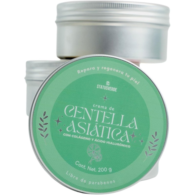 Crema de Centella Asiática con Colágeno Vegano y Ácido Hialurónico