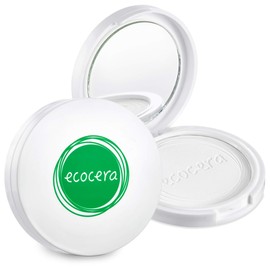 ECOCERA Compact Powder Banana Transparent Face Powder Hypoallergenic Natural Vegan 10g