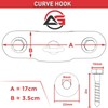 PUNCH BAG CEILING HOOK by Athletics Gear | 18-guage Heavy