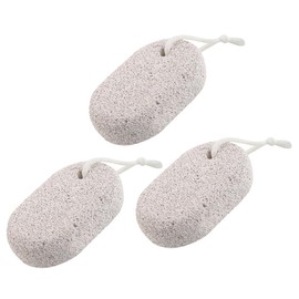 Mikinona Foot Pumice Stone Callus Remover 3pcs Foot File Natural Stone Foot Care Tools for Pedicure