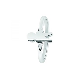 Morellato SNA44 Love Rings Collection Women's Stainless Steel Crystal Ring, Metal, Does not apply