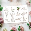 FINGERINSPIRE Flying Birds Painting Stencil 8.3x11.7inch Large Birds with Spreading