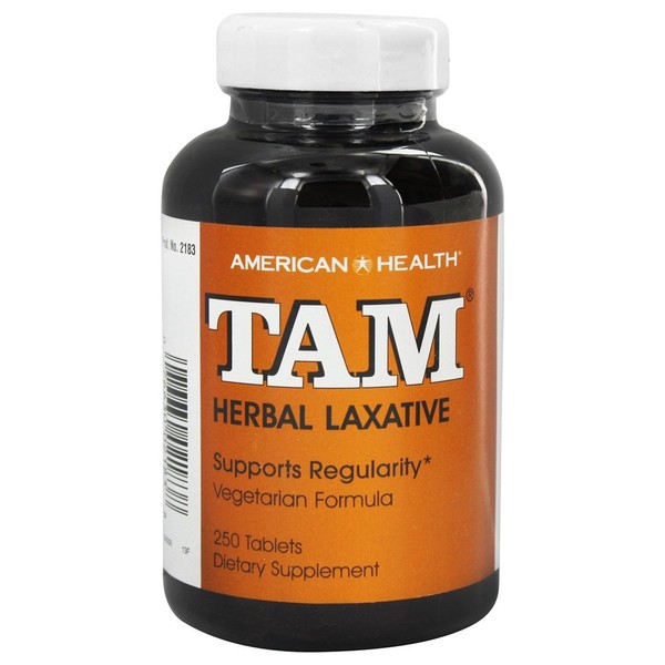 American Health TAM, Herbal Laxative, 250 Tablets