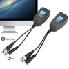 Vipxyc 2Pcs BNC Video Power Balun 1 Pair Passive CCTV