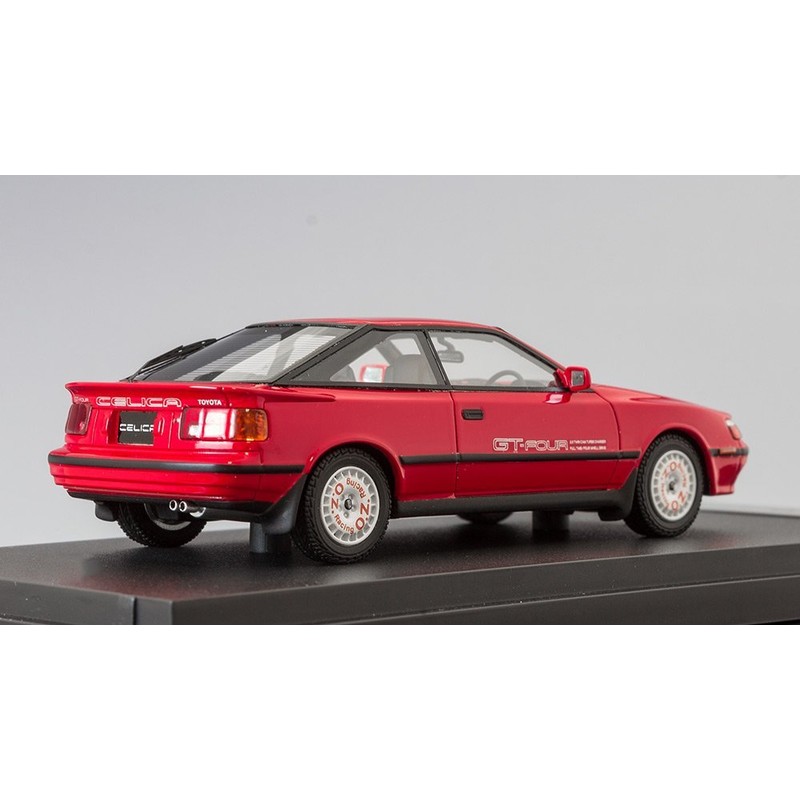 ホビージャパン MARK43 1/43 トヨタ セリカ GT-FOUR (ST165) 1987 スポーツホイール スーパーレッドII
