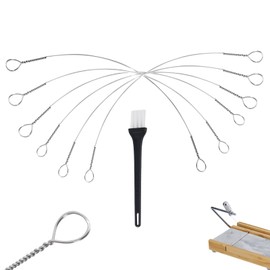 6 Pcs Cheese Slicer Wire Replacement For Marble Cheese Slicer Board,Cheese Cutter Wire for Block Cheeses Butter Cutting,Silver, 5.7 inches long(6 Pcs)