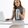 EVER VESSEL Glass Multi Tea Infuser Bottle 14oz - Double