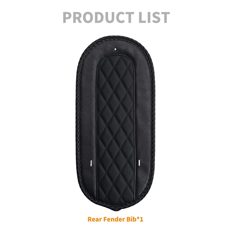 HCmotorku Motorcycle Rear Fender Bib Fit For Harley Touring Electra