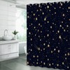 WANVYON Celestial Shower Curtain Cute Star Glitter Starry Sky Astrology