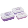 Skater SLUS3AG-A Sanrio Antibacterial Seal Container, Storage Container, Chromi, Flower