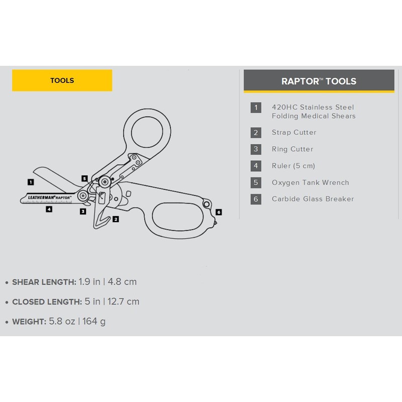 Leatherman RAPTOR Emergency Medical Tool