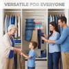 USTECH Multi-Tier Swing Arm Pants Hanger - 8 Tier Space