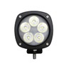 Super Bright Off-Road 4” Square Utility LED Work Light, 6000K