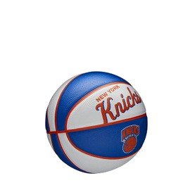 Wilson Team Retro New York Knicks Outdoor Rubber Basketball Mini Basketball