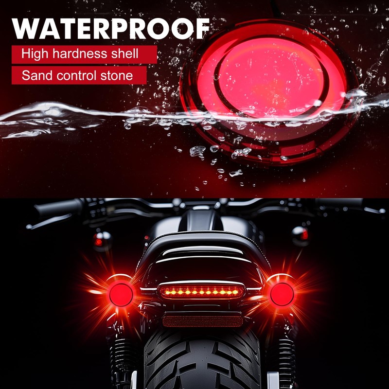DREAMIZER Motorcycle 1157 Led Turn Signal Lights Front Rear 2