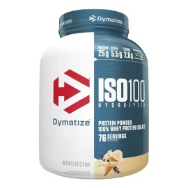 Suplement Dymatize Whey Protein ISO-100 2.3kg Sabor Vainilla Gourmet