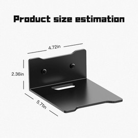 Kleines wandregal klein Schweberegal für die Wand, Mini-Regal für kleine Objekte, zum Aufkleben auf Regale, 12 x 14,5 x 6 cm, Bilderleiste, dekorative Wandregale für Wohnzimmer, 3 Stück