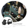 WHAMVOX Flat Bike Pedals with Straps Exercise Bike Pedal Pads