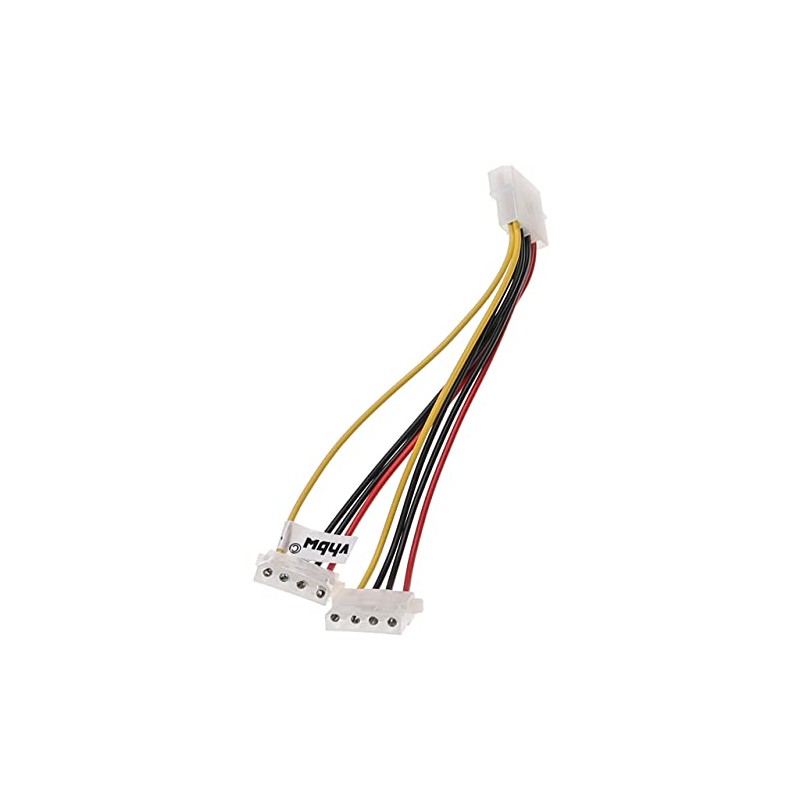 vhbw IDE Y Power Cable to 2X Molex Female for