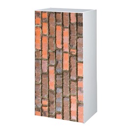 next.design Mini Curtain, Color Box, Shelf, Rack, Brown Brick, Faux American, Brooklyn, Industrial Back, Hide, Interior, Blindfold, Fabric, Stylish, Cover, Vertical, Horizontal, Curtain, Tapestry,