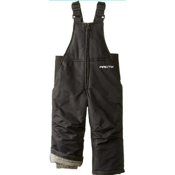Arctix Infant Toddler Winter Snow Chest High Bib Overalls Black