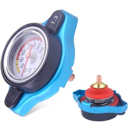 CENPEK Universal Car Thermo Thermostatic Radiator Cap Cover 1.3 Bar Small Head Water Temperature Gauge Meter