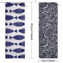 5 Pieces Straw Carrying Case, Straw Pouch, Travel Bag for Stainless Steel, Glass, Silicone, Bamboo, Cutlery and Cleaning Brush Straws, Safety and Reusable Straw Case (Large, Style A)