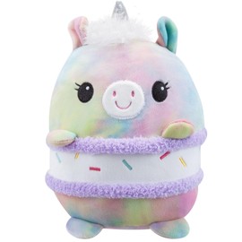 VFM - Unicorn S'More Soft Toy Animal Food Plush Cuddly Marshmallow Stuffed Toy Plush Toy Cute Stuffed Plushie, Gifts for Birthday, Valentine's Day Chirstmas - 20cm Multi-Coloured