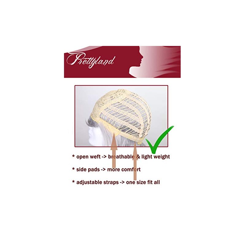 Prettyland Short Hair BOB Matte Natural Like Real Hair Smooth