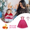 URAQT Aurora Girls' Princess Dress, 3-Piece Sleeping Beauty Children's Girls