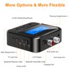 Bluetooth Transmitter Receiver for TV, Audio Adapter for Home Stereo