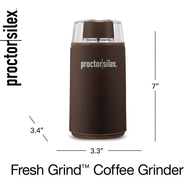 Proctor Silex Electric Coffee Grinder for Beans, Spices and More,