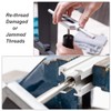 sourcing map Metric Hand Tap M22 Thread 1.5 Pitch 4