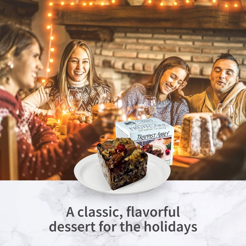 Trappist Abbey Monastery Fruitcake - Christmas Cake with Candied Fruits