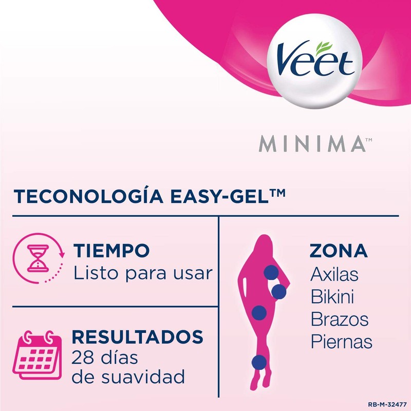 BANDAS DE CERA depilatorias corporales pure piel sensitive 20 u