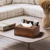 Sumnacon Wood Rectangular Tissue Box Cover - Multifunctional Tissue Holder